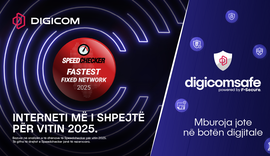 Digicom, Interneti më i shpejtë për vitin 2025, tani edhe më