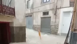 Pamjet/ Përmbytje dhe breshër gjigant në Spanjë!