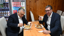 Diplomaci me byrek e kos, Orban tenton të shpëtojë Serbinë, Vuçiç e takon në ...