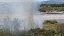 Zjarr pranë Inceneratorit të Elbasanit, re të dendura tymi mbulojnë zonën