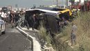 Përplasja me 90 km/orë dhe asnjë shenjë frenimi, shoferi i autobusit dyshohet...
