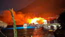 Himarë, zjarr i madh në Porto Palermo