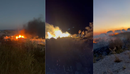 Zjarr në zonën midis Llamanit dhe Himarës, era favorizon përhapjen e flakëve