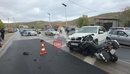 Makina përplaset me motorin në aksin Korçë - Pogradec