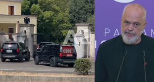 Edi Rama mbërrin në Pallatin e Brigadave, mbledhje me ministrat dhe deputetët