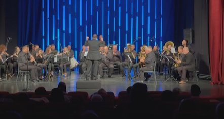 Koncert në Elbasan, orkestra frymore 