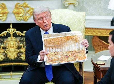 Kush po paguan për sallën e re të ballove që Trump po ndërton në Shtëpinë e Bardhë?