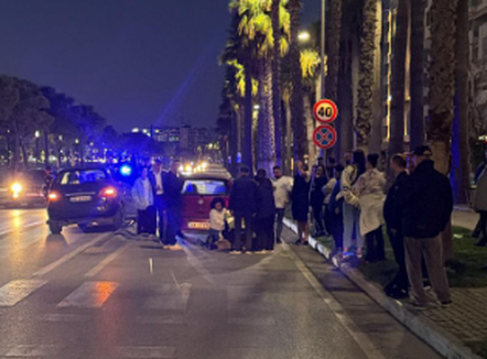 Aksident me dy të plagosur në Lungomaren e Vlorës