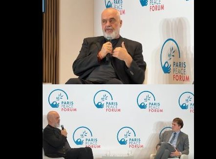 Rama në “Forumin e Paqes” në Paris me ftesë të presidentit Macron