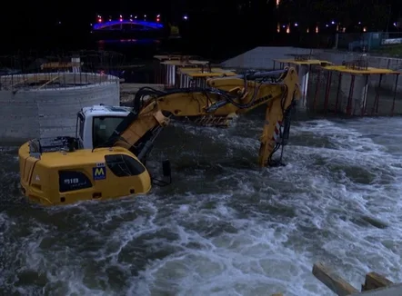 Përmbytet vendpunimi për urën e dytë mbi lumin Ibër