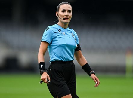 Emanuela Rusta gjykon ndeshjen e femrave Spanjë-San Marino