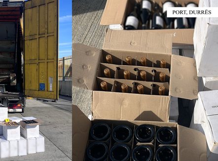 Kontrabandë me verë e celularë, arrestohet 48-vjeçari në portin e Durrësit, një tjetër në hetim