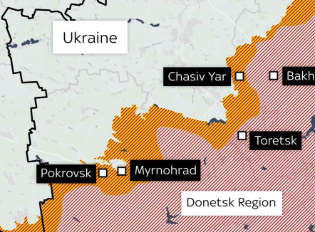 Vazhdojnë luftimet mes Rusisë dhe Ukrainës në qytetin e Pokrovskut