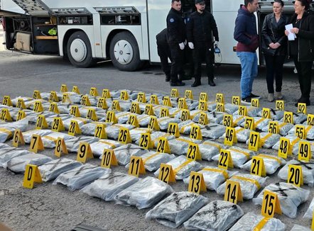 120 kg kanabis nga Shqipëria drejt Kosovës, arrestohet shoferi i autobusit pa pasagjerë