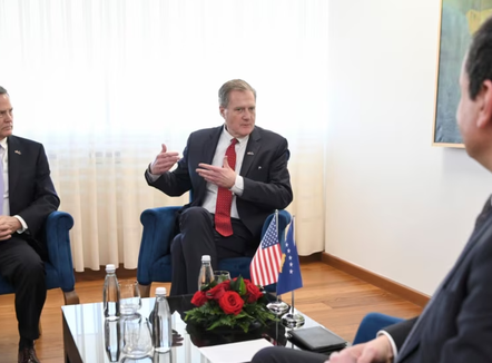 Osmani dhe Kurti bisedojnë me kongresmenët amerikanë për bashkëpunimin me SHBA-në