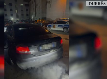 Xhiruan gomat në bulevardin e Durrësit, procedohen drejtuesit, sekuestrohen Audi dhe BMW