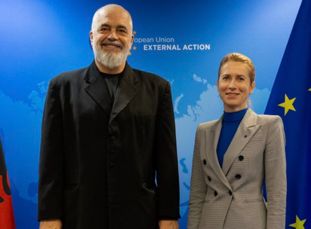 Rama në Bruksel, takohet me Përfaqësuesen e Lartë për Politikën e jashtme të BE, Kaja Kallas