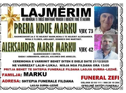 Tragjedi në Lezhë, nëna i jep fund jetës pas vdekjes së djalit