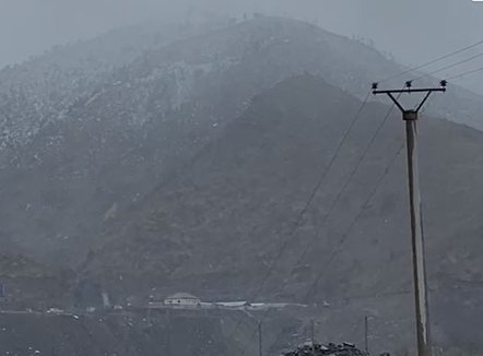 Reshje shiu dhe bore në Qarkun e Kukësit, ulje e ndjeshme e temperaturave