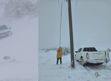 Dëbora lë mbi 1100 familje pa energji elektrike në juglindje të vendit