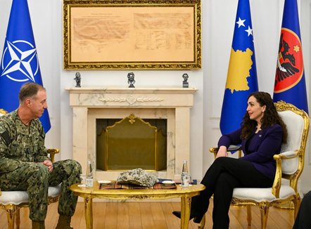 Nga Banjska tek Ibër Lepenci, Osmani pret komandantin e NATO-s