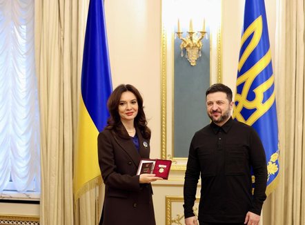 Zelensky dekoron Spiropalin në Kiev me Urdhrin e Lartë Shtetëror