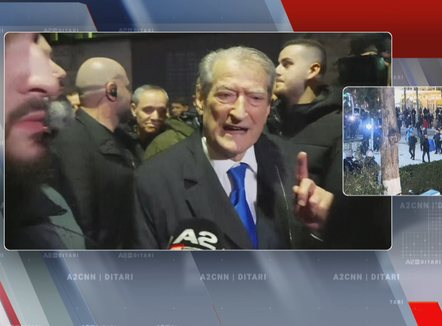 Berisha marshon në Tiranë: Rama e Balluku po kërkojnë azil, por as vrimë miu nuk do të gjejnë 