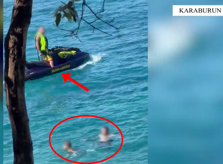  Rrezikoi jetën e pushuesve, Policia Kufitare bllokon mjetin lundrues Jet Ski