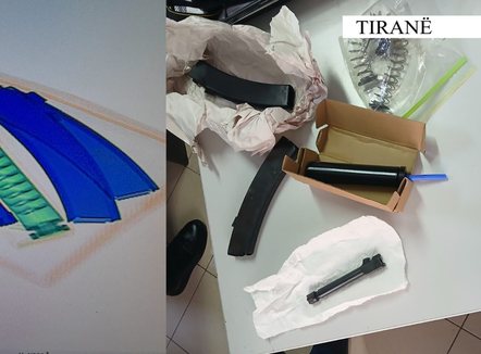 Trafik armësh nga SHBA, arrestohet 32-vjeçari në Tiranë