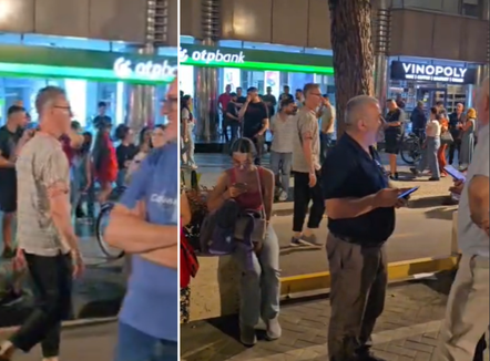  Në protestën para Kryeministrisë shfaqet edhe ambasadori Gonzato