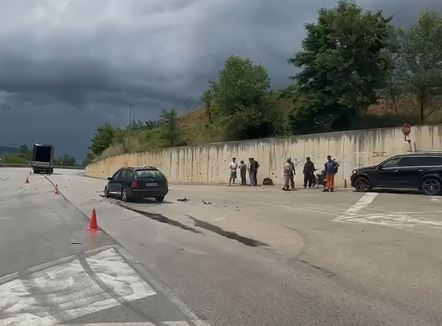  Aksident në aksin rrugor Pogradec-Qukës, një i lënduar 