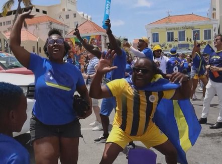 U mundën me 7 gola, tifozët e Curaçao-s shpërthejnë në festë për golin kundër Gjermanisë