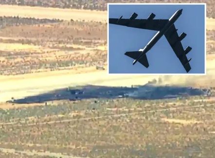 8 viktima nga rrëzimi i bombarduesit amerikan B-52 në Kaliforni