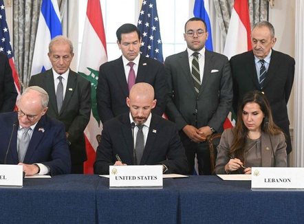Libani dhe Izraeli firmosin në SHBA marrëveshjen kornizë të paqes