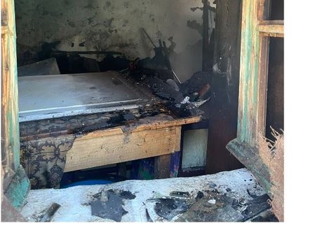 Plas bombola, digjet banesa në Rrëmbec