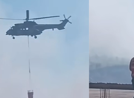 Evakuohen nga zjarri 11 familje në Fier, të angazhuar helikopterë të FA dhe forcat 