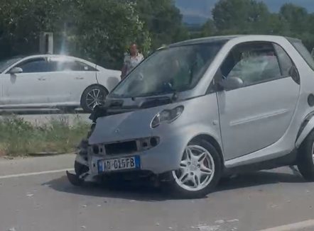 Aksident në rrugor Korçë - Pogradec 