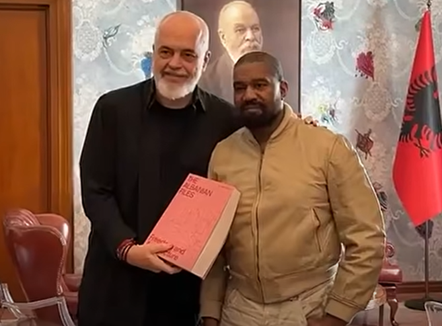 Rama pret Kanye West në Kryeministri para koncertit