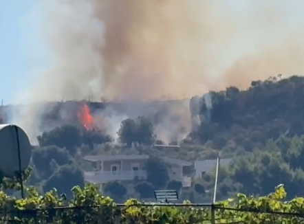 Vlorë, sërish zjarr në lagjen “15 Tetori”