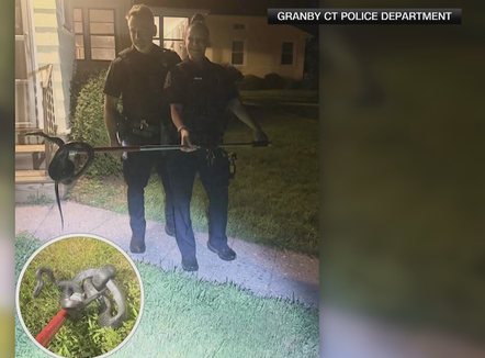 “Mysafiri” i padëshiruar, Policia largon gjarprin 1.5 metra nga banja e banesës