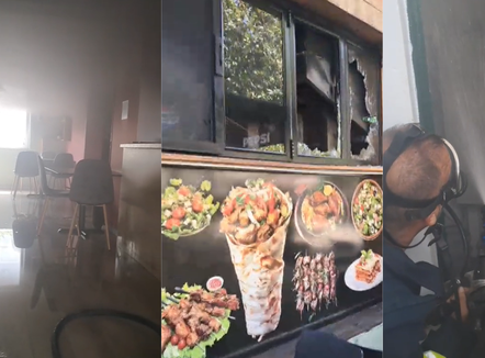 Zjarr në një “Fast Food” dhe pranë shkollës në Vlorë, ndërhyjnë forcat zjarrfikëse