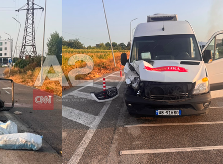 Aksident i rëndë në aksin Rrogozhinë-Lushnjë, një person përfundon te Trauma