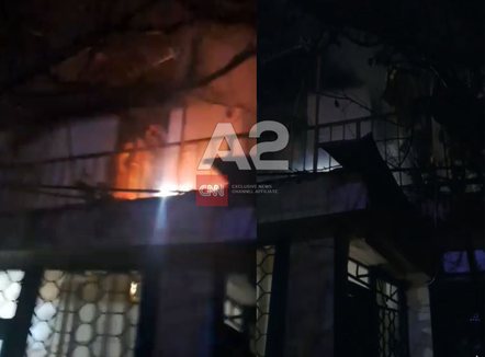 Zjarr në një shtëpi në Plazhin e Vjetër në Vlorë