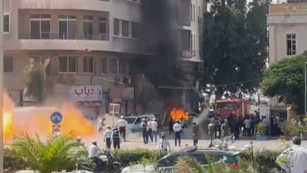 Shpërthimi në Damask, tronditet hoteli i Macron, reagon pallati 