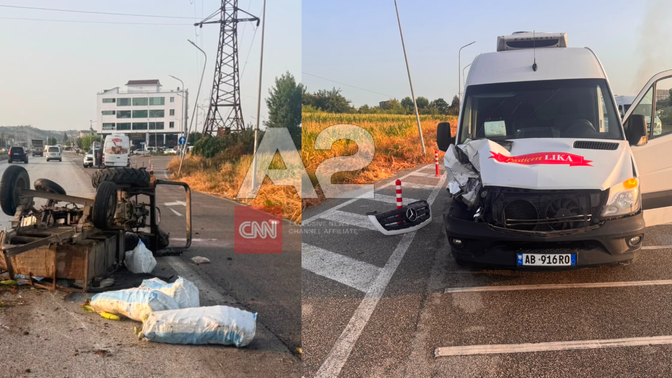 Aksident i rëndë në aksin Rrogozhinë-Lushnjë, një person përfundon te Trauma