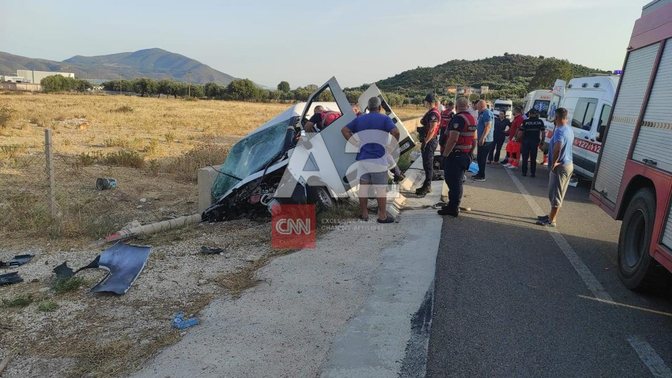Aksident i rëndë në aksin Vlorë-Llogara, humb jetën drejtuesi i mjetit, 4 të plagosur