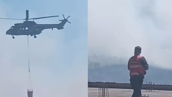 Evakuohen nga zjarri 11 familje në Fier, të angazhuar helikopterë të FA dhe forcat 