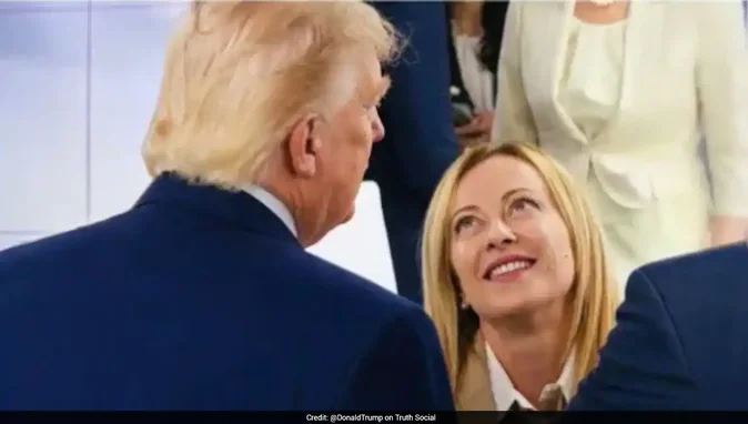 Trump “thumbon” me meme Melonin. Tensione mes liderëve në prag të samitit të NATO-s?