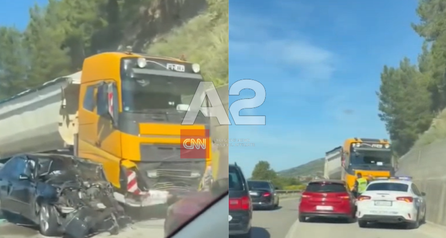 Aksident në Peqin, makina përplaset me kamionin, gruaja dhe