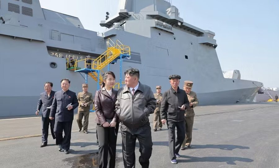 North Korea's largest warship ready for nuclear war